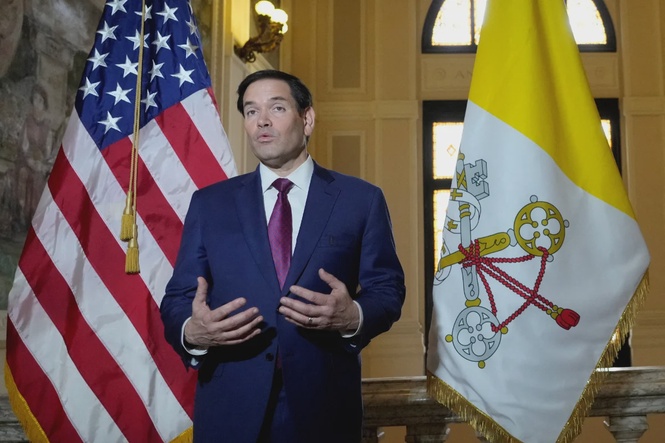 Image from: Rubio visits Rome and Vatican after Trump row