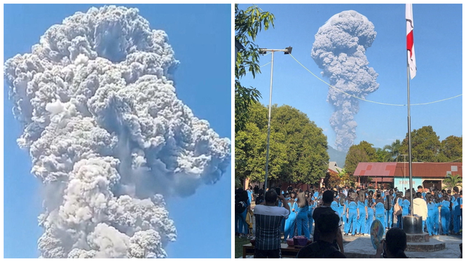 Image from: Rescuers find bodies of Singaporean hikers after eruption