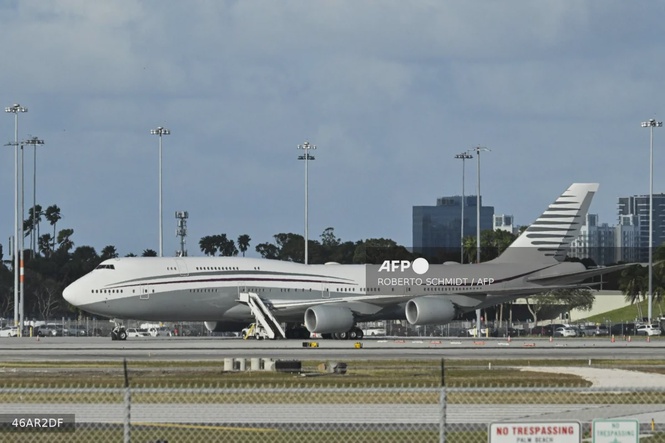 Image from: Qatar’s gift of Boeing 747 to Trump passes tests