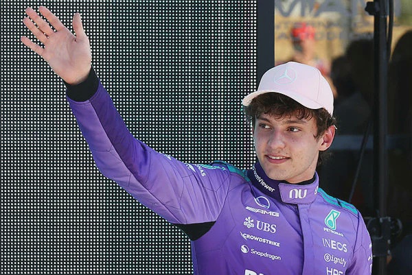 Image from: Teen F1 leader Antonelli takes Miami pole as start time moved