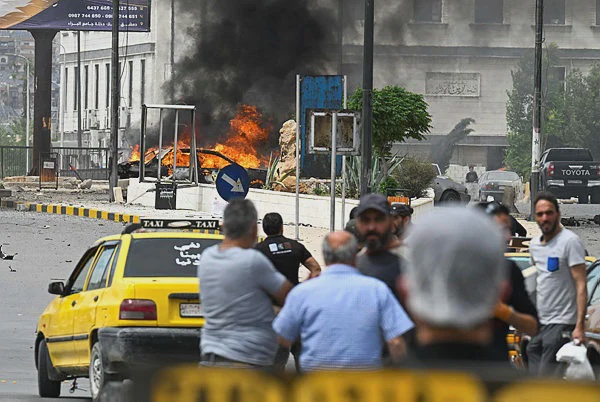 Image from: Syrian soldier killed in Damascus car bomb blast