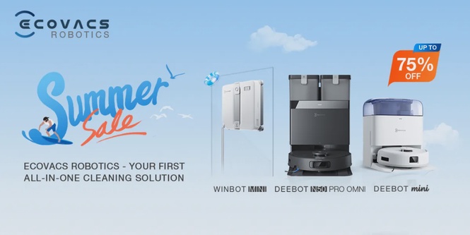 Image from: Make Summer Cleaning Effortless with ECOVACS’ All-in-One Solutions at Great Deals