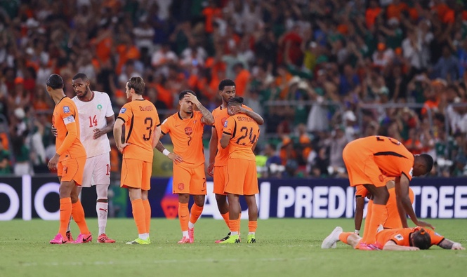 Image from: Morocco World Cup win sparks joy and arrests in Netherlands