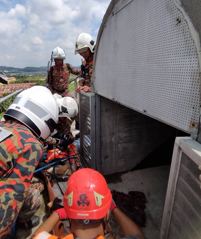 Image from: SPAN probes fatal incident at Saujana 1 water tower