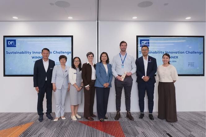 Image from: DFI Retail Group and The Mills Fabrica name Number 8 Bio as the winner of DFI Sustainability Innovation Challenge