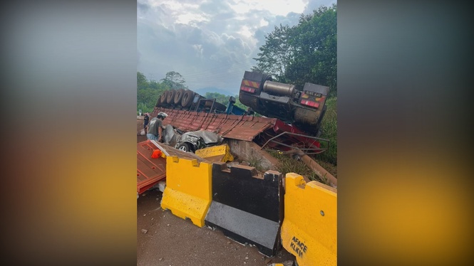 Image from: Four killed in highway crash including baby girl