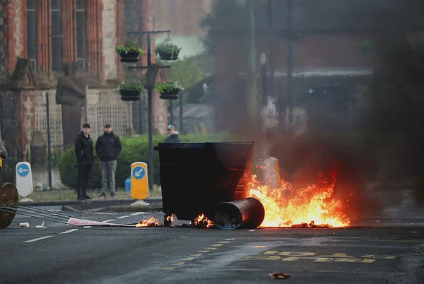 Image from: Belfast stabbing: Police urge calm after ‘sickening’ attack sparks protests