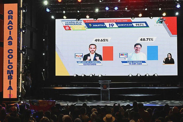 Image from: Trump-backed candidate wins razor-tight Colombia presidential election