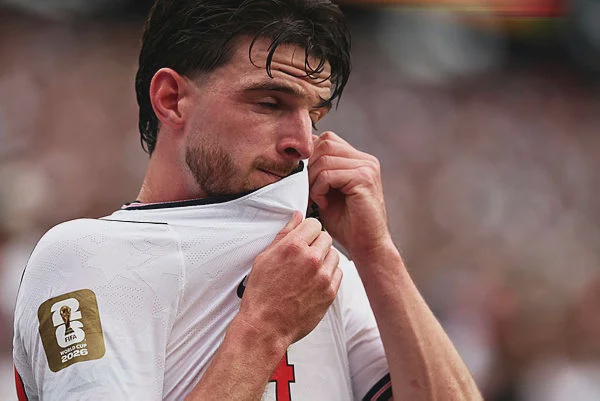 Image from: England’s Declan Rice upbeat despite Ghana stalemate