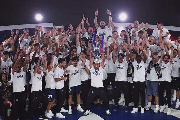 Image from: Paris celebrates football triumph amid riot recriminations