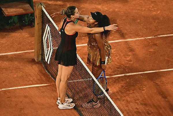 Image from: Sabalenka bests Osaka at French Open, Berrettini into quarters