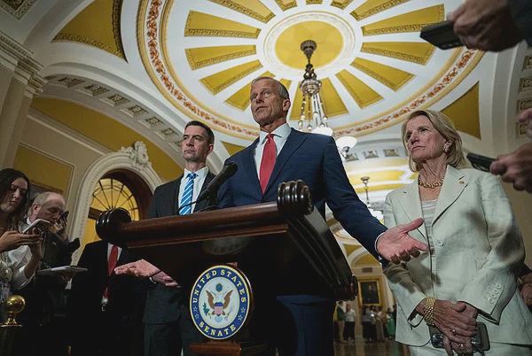 Image from: Trump asserts authority over Republican senators