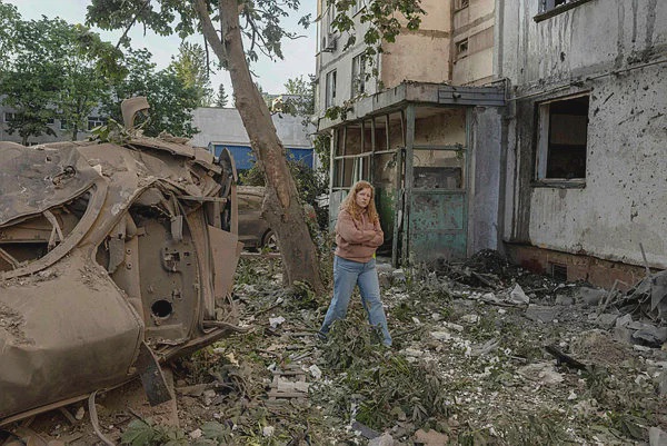 Image from: Russian strikes rock Ukraine, killing nine and wounding dozens