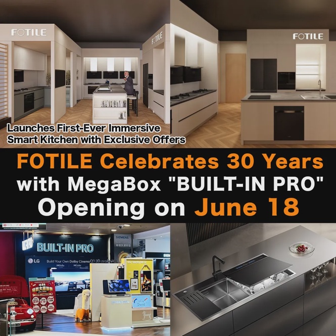 Image from: FOTILE celebrates 30 years with MegaBox “BUILT-IN PRO” opening on June 18