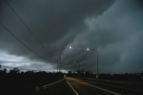 Image from: Thunderstorm warning for five states until 1 am