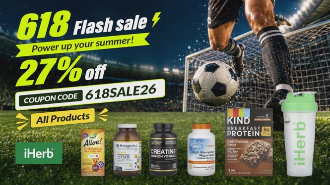 Image from: iHerb Spotlights Summer Wellness Essentials for 618 Sale