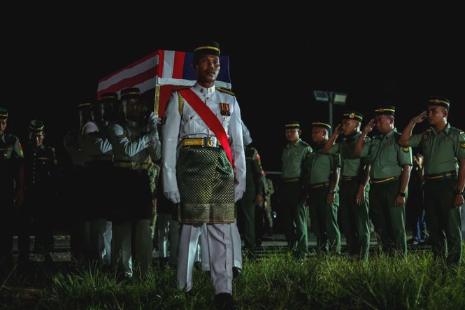 Image from: Private Siti Khadijah buried after Hobart Camp incident