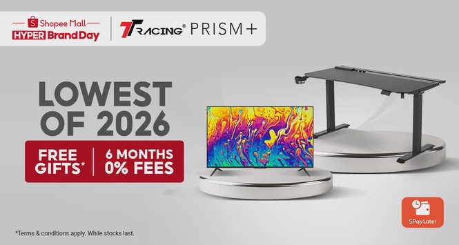 Image from: Shopee Hyper Brand Day: Score up to 70% off TTRacing and PRISM+ deals this World Cup season