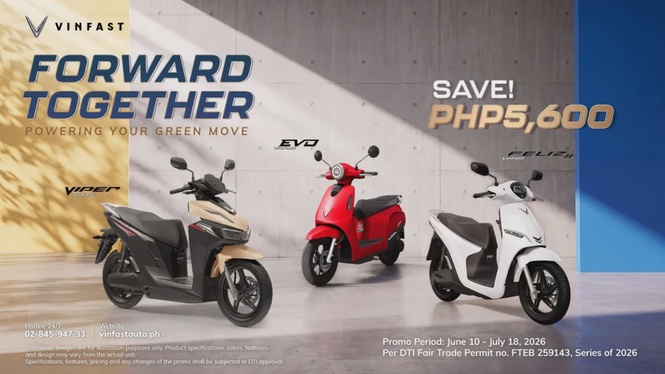 Image from: VinFast launches early booking program for battery-swapping e-motorcycles in the Philippines, accelerating its expansion across Southeast Asia