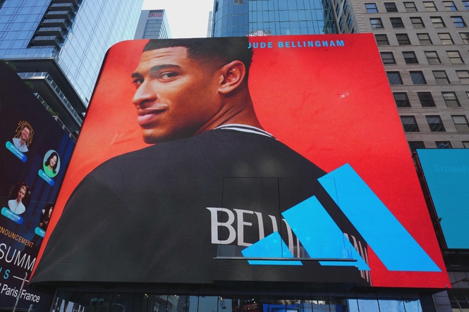 Image from: Adidas shares plunge after World Cup marketing eats into profit