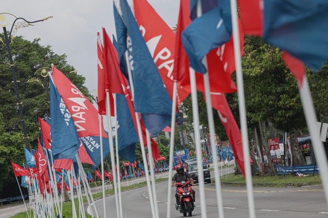 Image from: 318 Johor police personnel mobilised for Negeri Sembilan state election