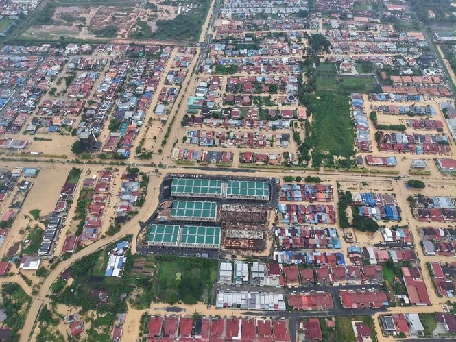 Image from: Tawau floods: 335 victims moved to relief centre
