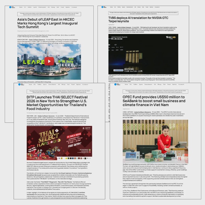 Image from: Media OutReach Newswire strengthens USA distribution network