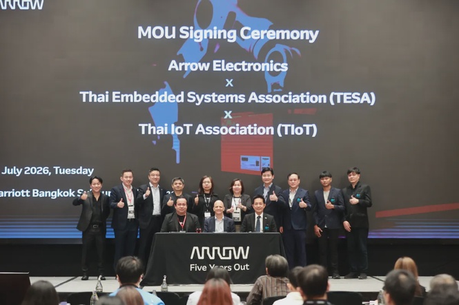 Image from: Arrow Electronics signs MoUs to help advance technology innovation in Thailand’s electronics industry