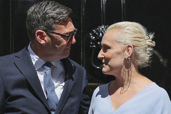 Image from: ‘Coolest girl’: UK PM Burnham’s wife Marie-France van Heel