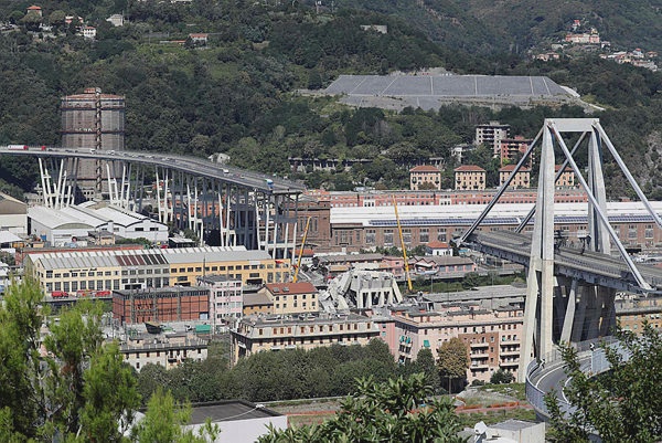 Image from: Ex-Italian highway head gets 12 years for deadly Genoa bridge collapse