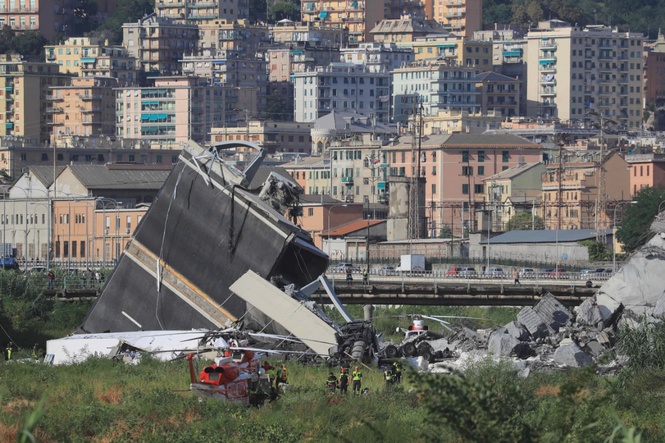 Image from: Italy court to deliver verdict in deadly bridge collapse