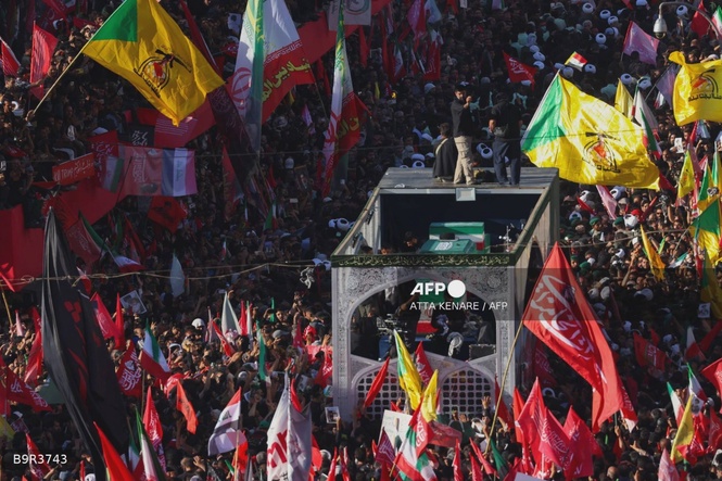 Image from: Iran buries Khamenei amid fresh US-Iran clashes