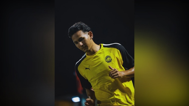 Image from: Hadi Fayyadh almost in tears after first Harimau Malaya call-up