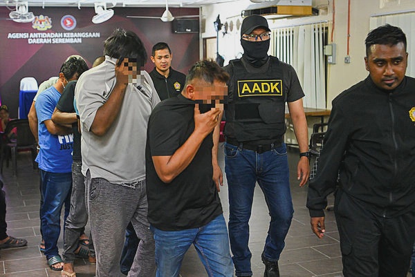 Image from: SPM candidate among 195 held in Negeri Sembilan drug bust