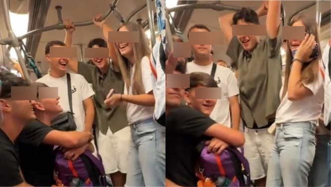 Image from: Italy embassy, teen apologise over viral Bangkok train row