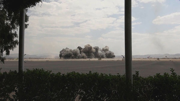 Image from: Yemen government strikes Sanaa airport, Houthis retaliate against Saudi Arabia