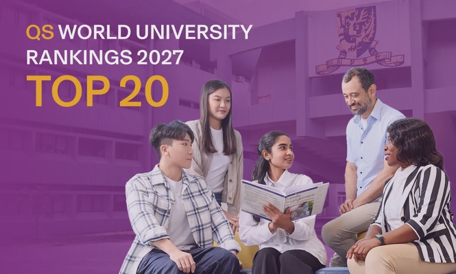 Image from: CUHK achieves top 20 global ranking in QS World University Rankings 2027