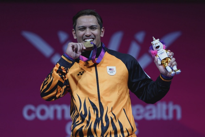 Image from: Muhammad Erry wins Commonwealth gold for father at Glasgow 2026