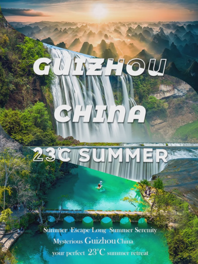 Image from: Escape to China’s Mysterious Guizhou and enjoy a cool 23°C summer retreat.