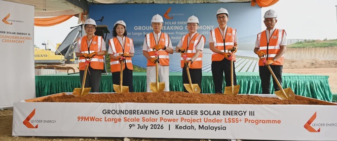 Image from: Leader Energy breaks ground on large-scale solar project in Kedah