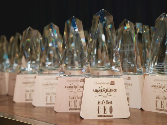 Image from: VinFast honored for investor relations excellence at the Asian Excellence Awards 2026