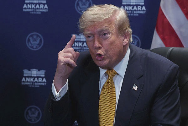 Image from: Trump lashes out at NATO allies as summit begins in Ankara
