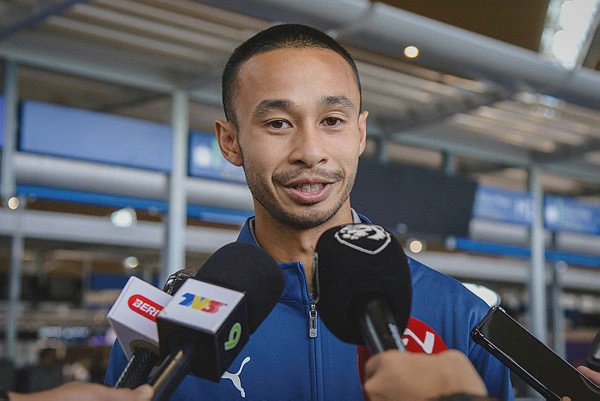 Image from: Wan Kuzain realises dream goal with first Harimau Malaya strike