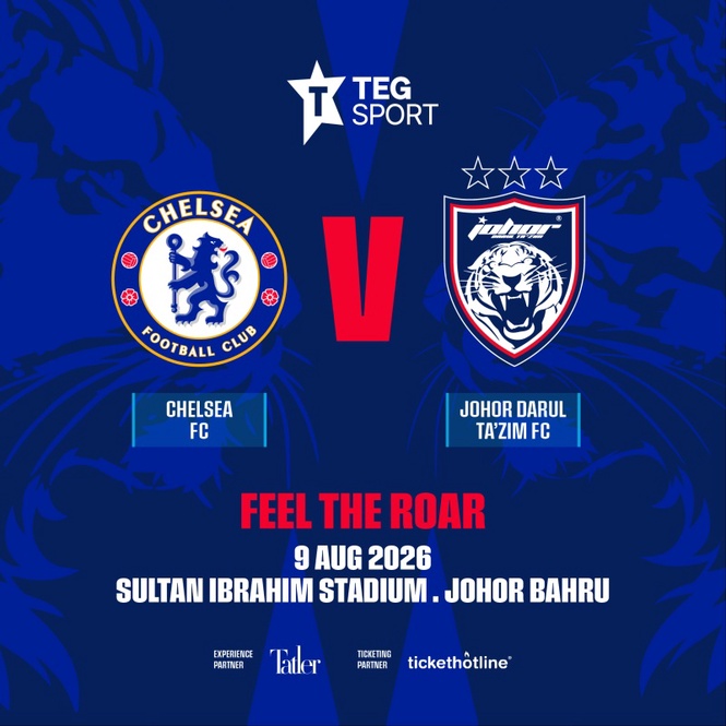 Image from: Chelsea vs JDT match prep in final stage, tickets from RM154