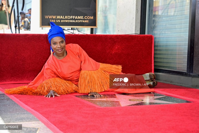 Image from: Angelique Kidjo makes history with Hollywood Walk of Fame star