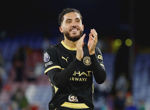 Image from: Cherki shines as Manchester City thrash Crystal Palace 4-1