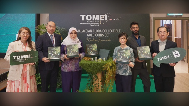 Image from: Tomei, WWF-Malaysia launch gold coin collection to support flora conservation