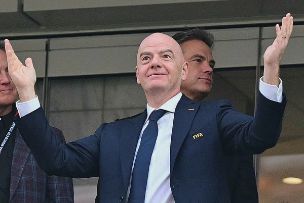 Image from: Infantino’s problems mount as Wenger and key FIFA ally turn on him