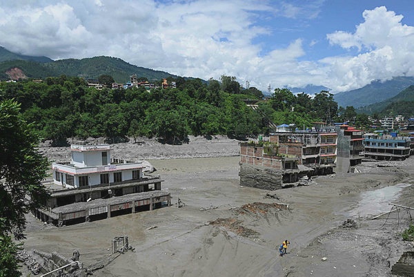 Image from: How a glacier collapse may have caused Nepal-Tibet disaster