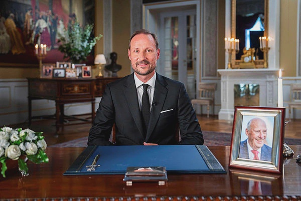 Image from: Norway’s King Haakon VIII pays tribute to late father in first speech